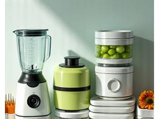 Modern kitchen tools like a high-speed blender and air fryer